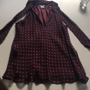 Silk sheer sleeveless blouse with silk lining